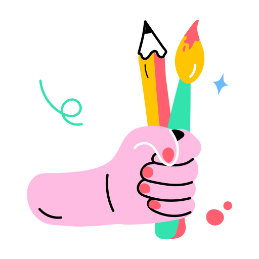 graphics and creative design icon